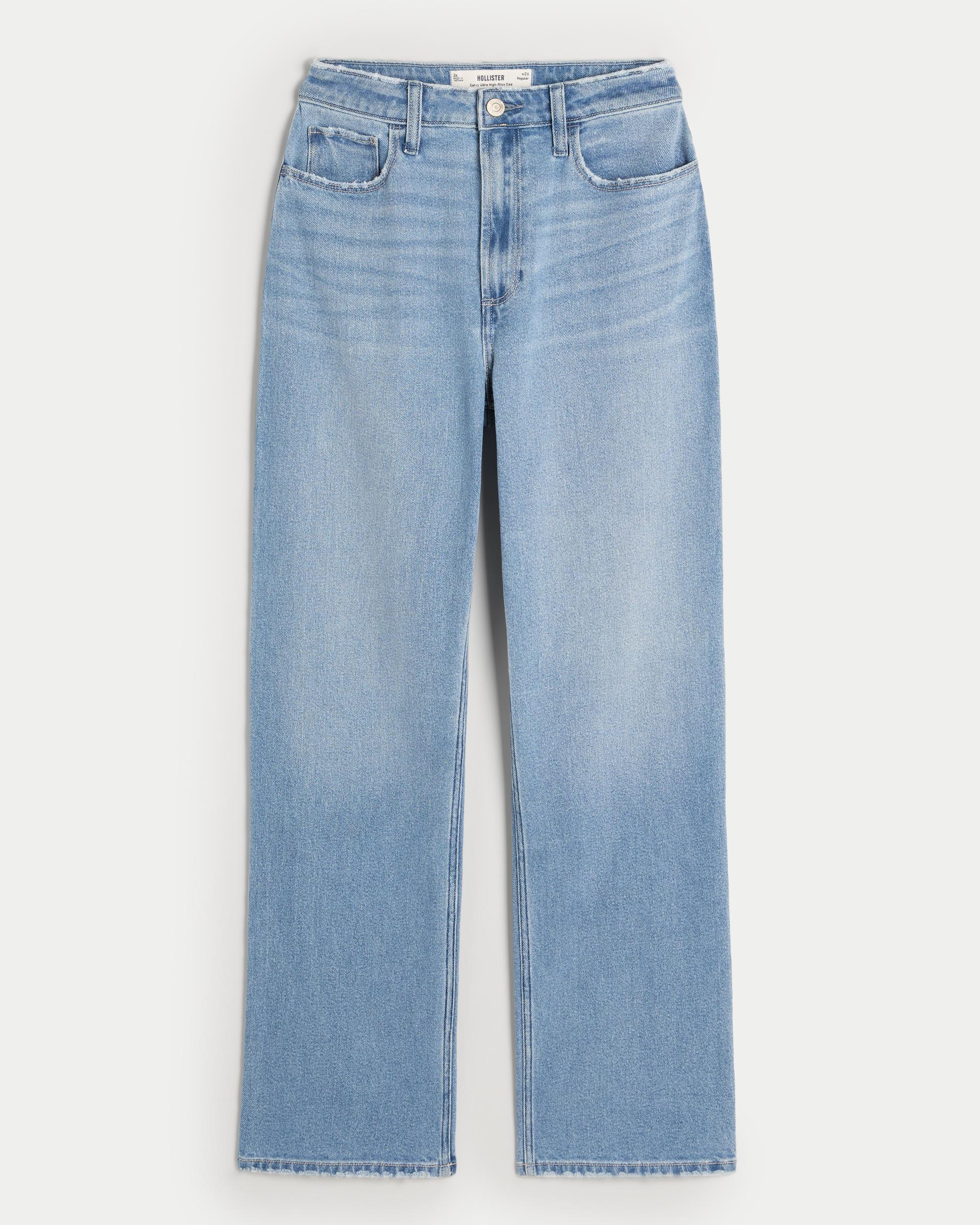 Curvy Ultra High-Rise Medium Wash Dad Jeans Product Image