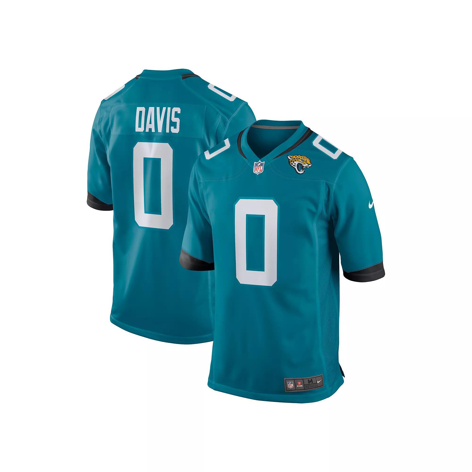 Men's Nike Travis Etienne Jr Teal Jacksonville Jaguars Prowler Throwback Player Game Jersey,  Product Image