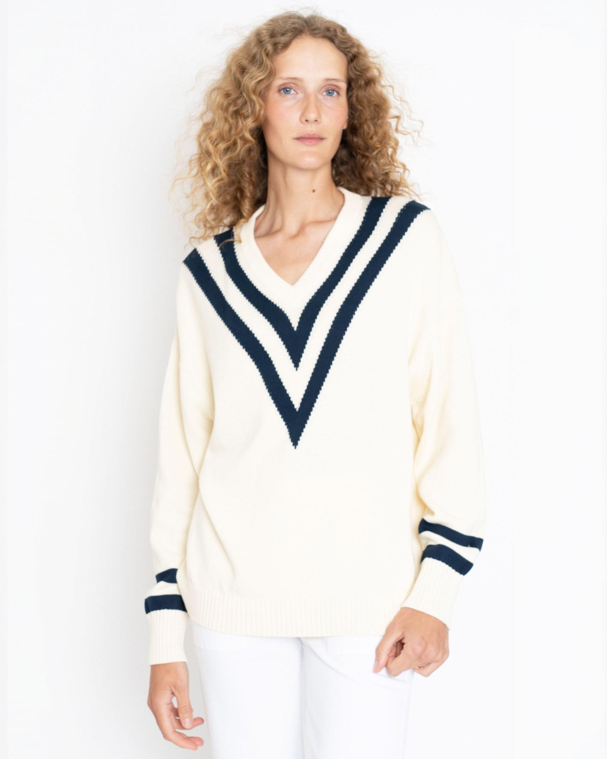 The Anchor - Cream/Navy Female Product Image