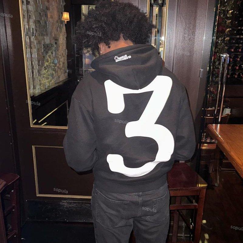 Scary Face Vintage Print Graphic Hoodie Product Image