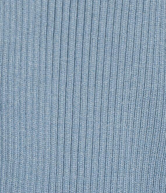 Papermoon Knit V-Neck Button Front Sweater Vest Product Image