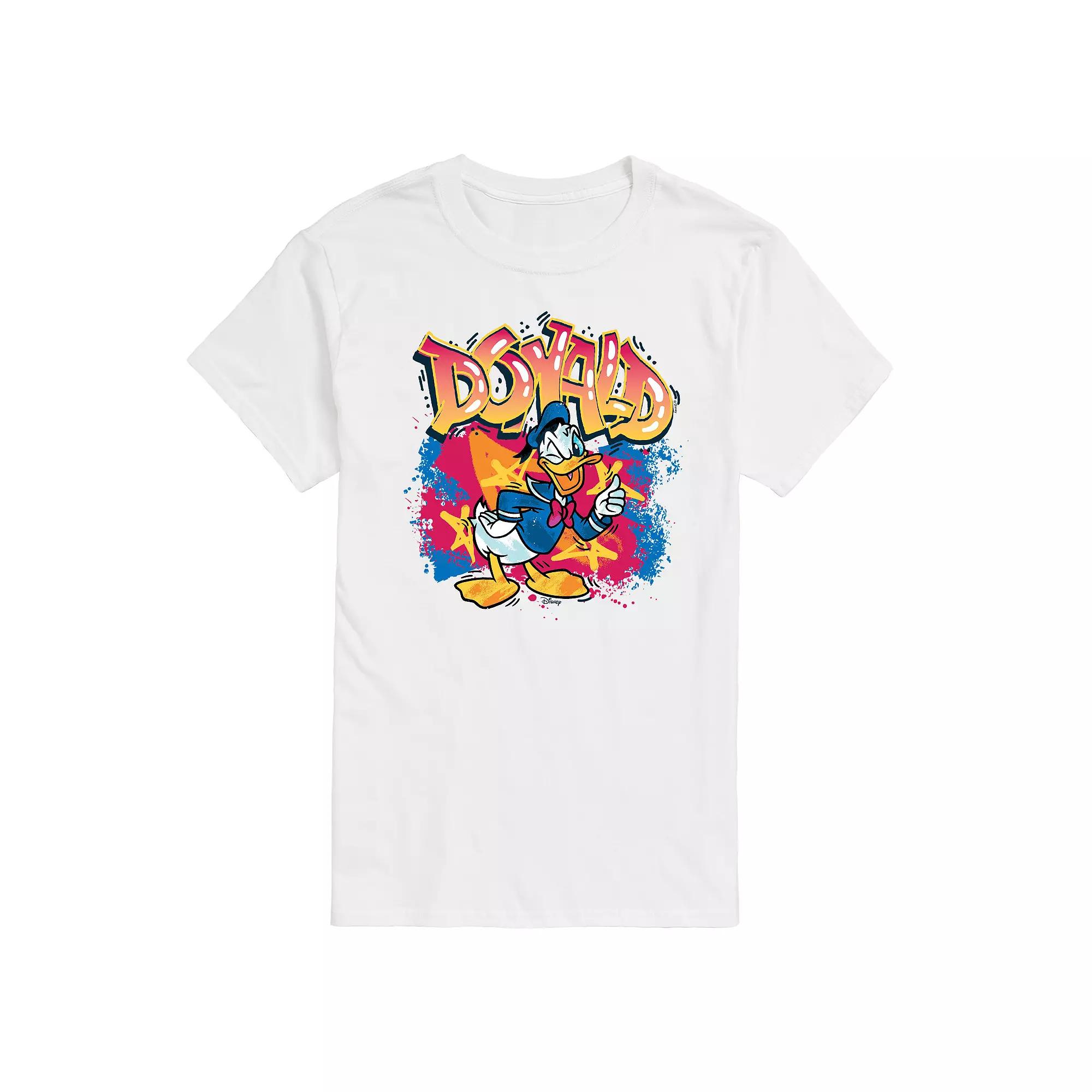 Disney's Donald Duck Big & Tall Graffiti Graphic Tee, Men's,  Product Image