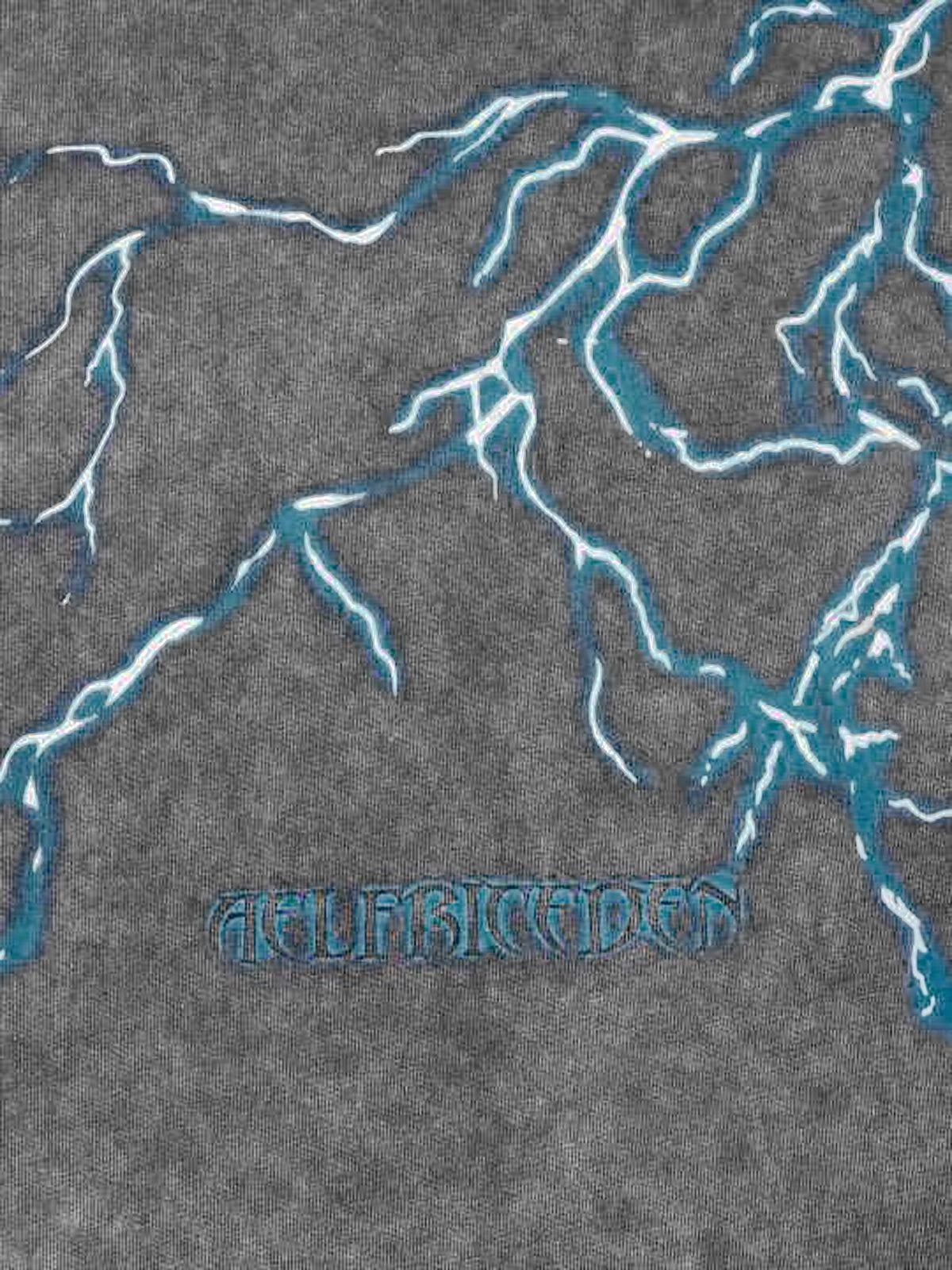 Aelfric Eden Washed Lightning Print Tee Product Image