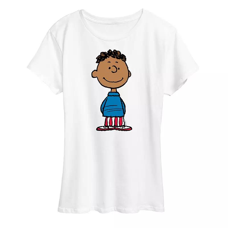 Women's Peanuts Franklin American Flag Graphic Tee,  Product Image