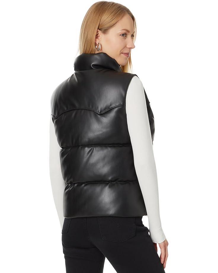 Women's Levi's® Faux Leather Puffer Vest Product Image