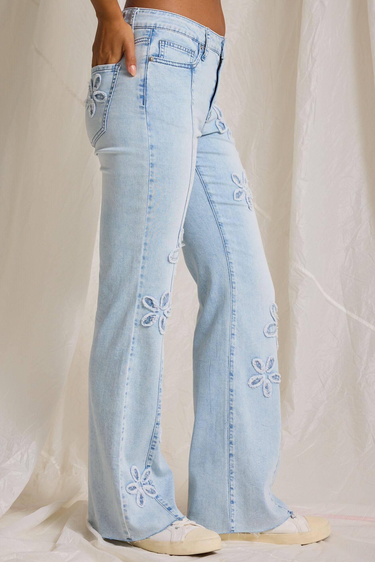Belle Floral Jeans Product Image