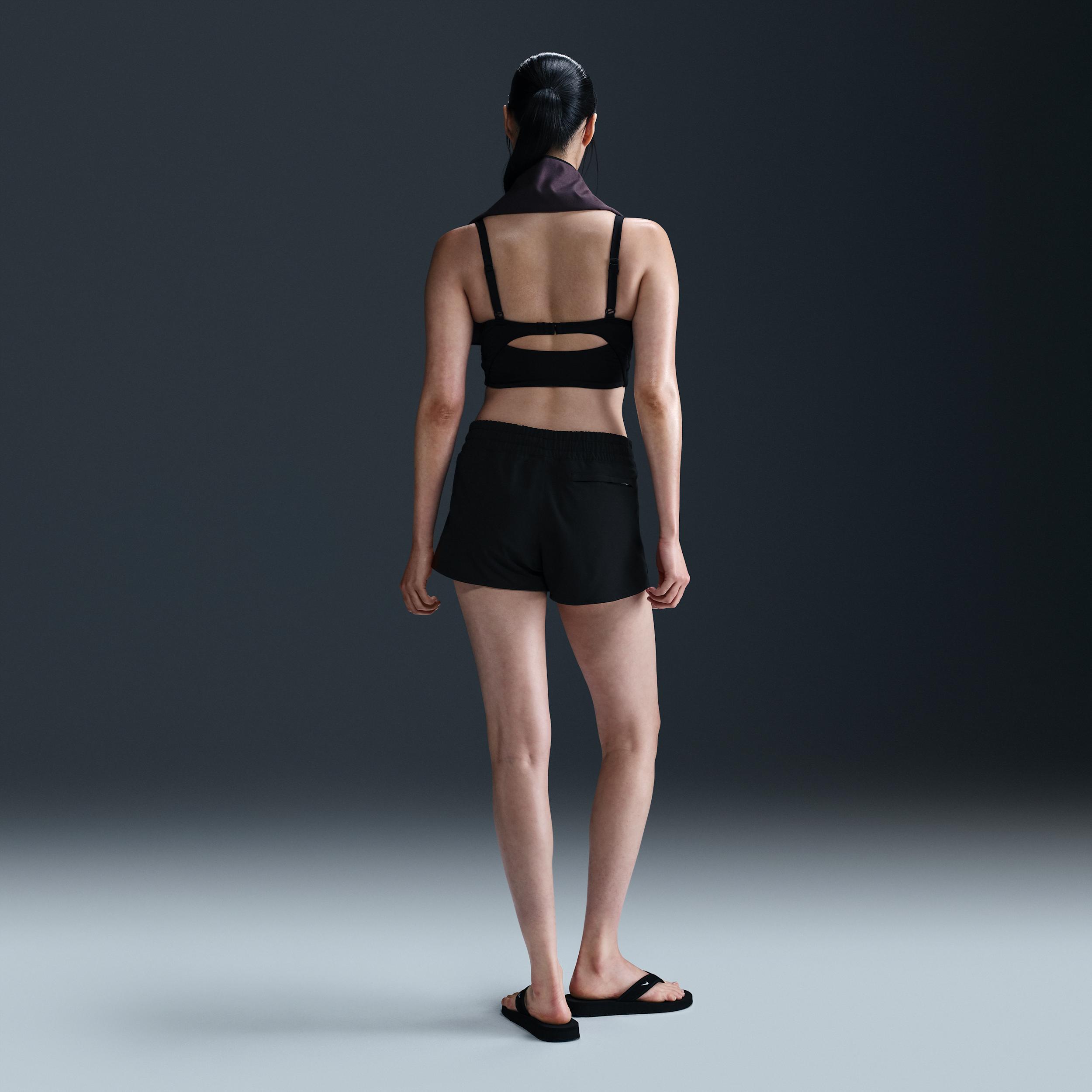 Nike Womens Swim Cover-Up Shorts | NESSF320-001 Product Image