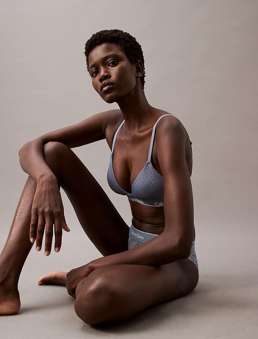 Modern Lace Lightly Lined Triangle Bralette Product Image