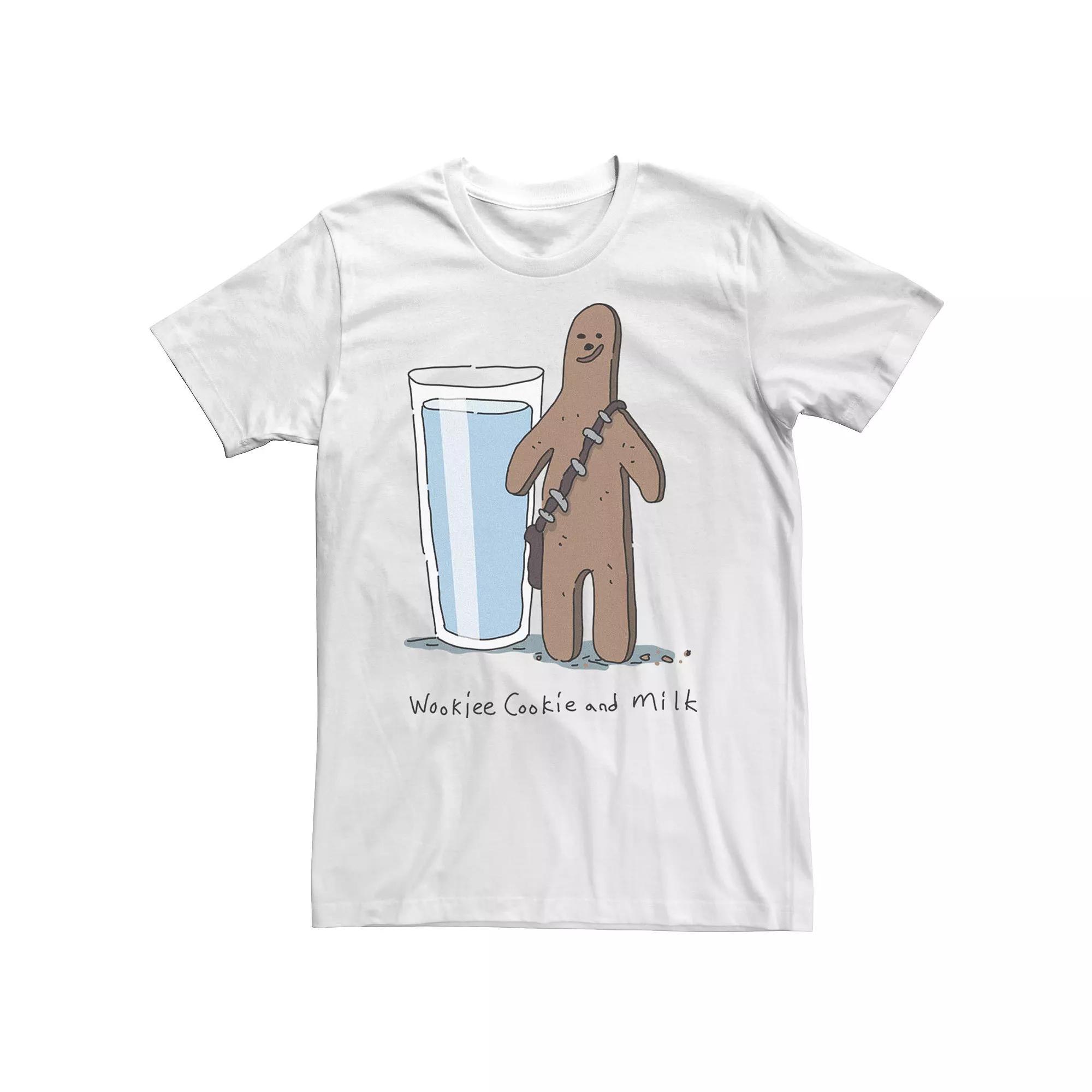 Big & Tall Star Wars Chewbacca Wookiee Cookie And Milk Tee, Men's,  Product Image
