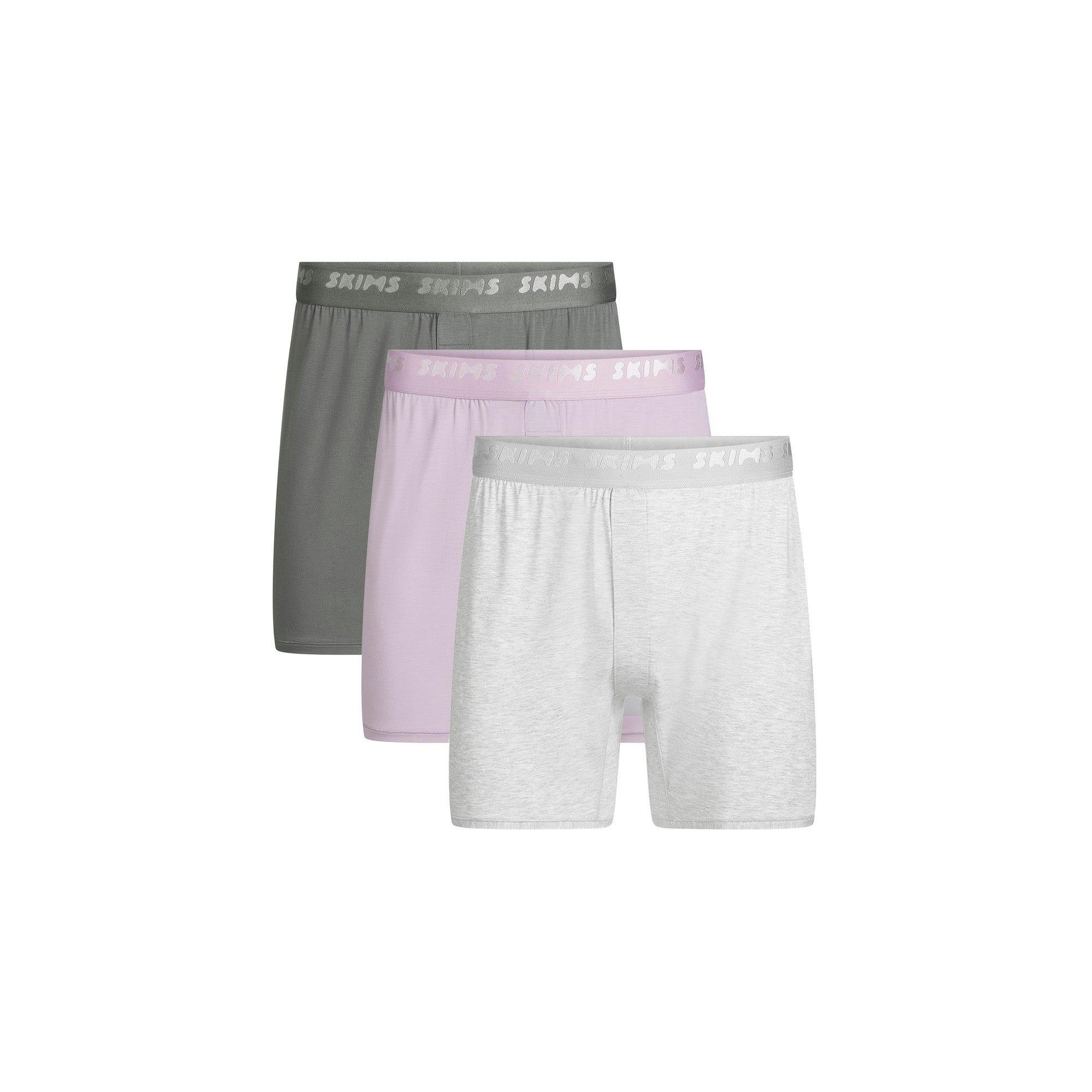 SKIMS STRETCH MENS KNIT BOXER 3-PACK | MELROSE MULTI Product Image