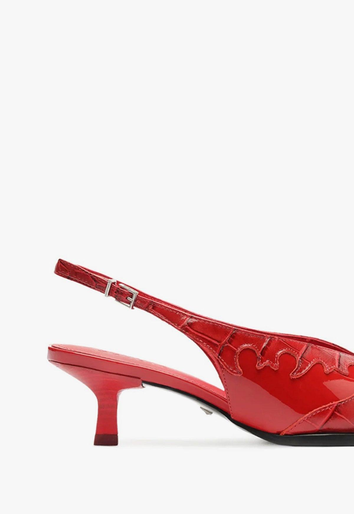 Daria Sling Patent Leather Pump Female Product Image