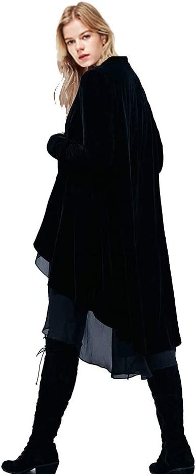 Anh Flirty Ruffle Midi Velvet Kimono Product Image