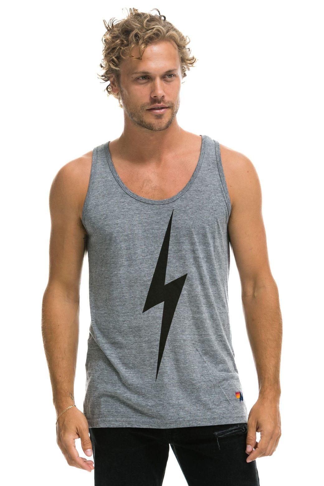 MEN'S BOLT  TANK - HEATHER GREY Male Product Image