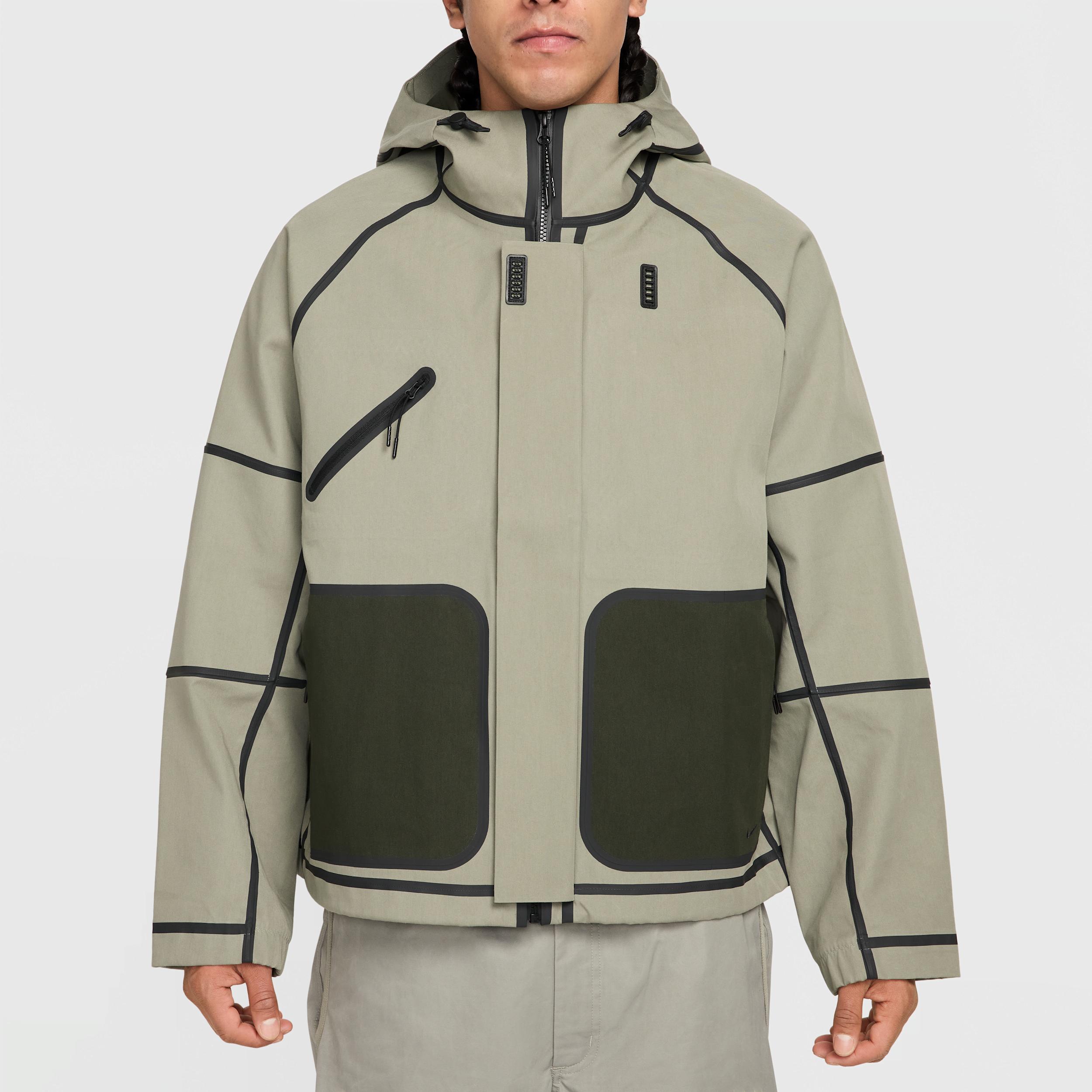 Nike Mens Tech Storm-FIT Hooded Rain Jacket | HM9473-320 Product Image