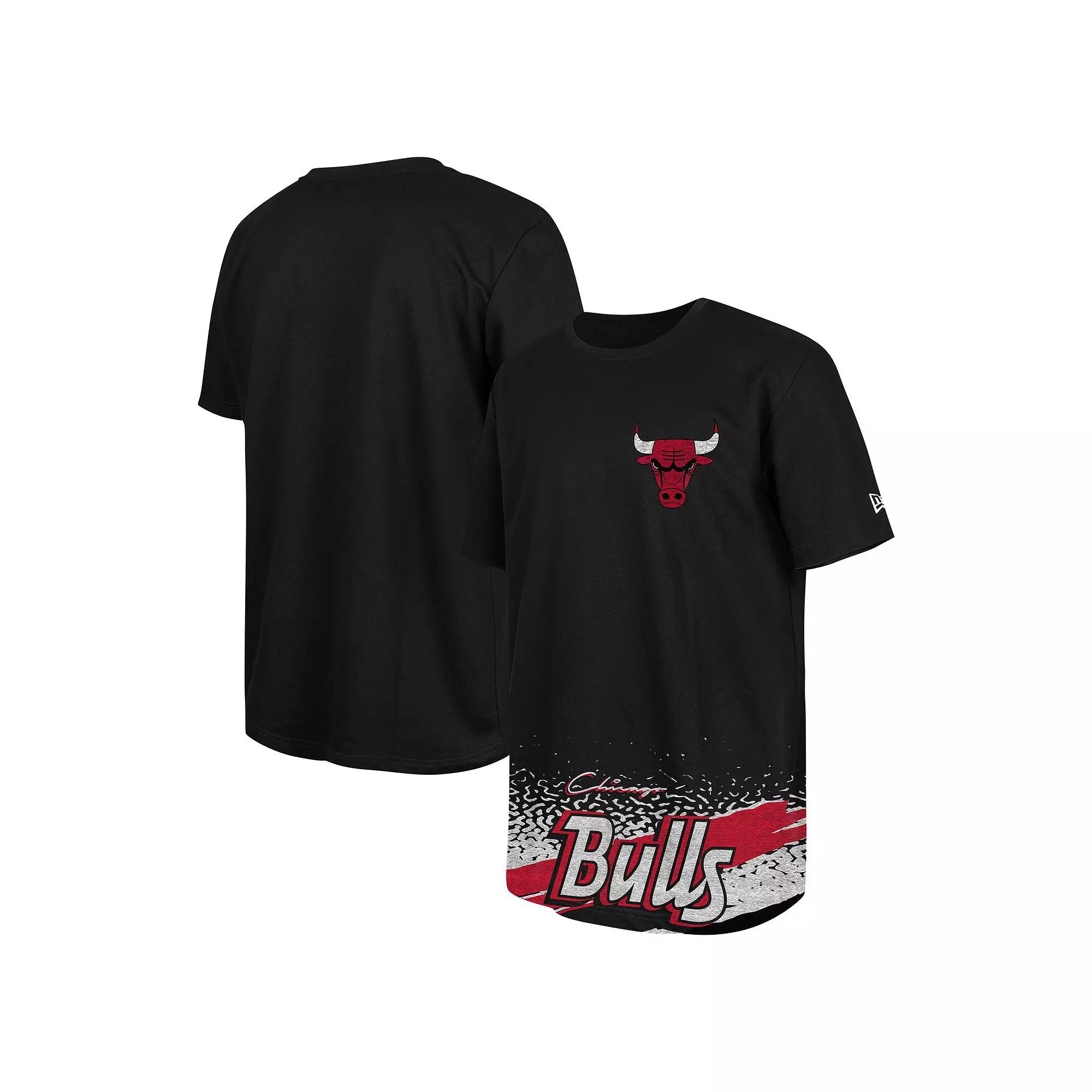 Men's New Era Black Chicago Bulls Sport Classic T-Shirt, Size: Medium Product Image