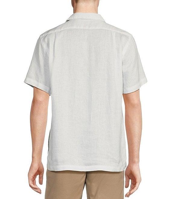 Cremieux Blue Label Cape Town Collection Landscape Print Short Sleeve Woven Camp Linen Shirt Product Image