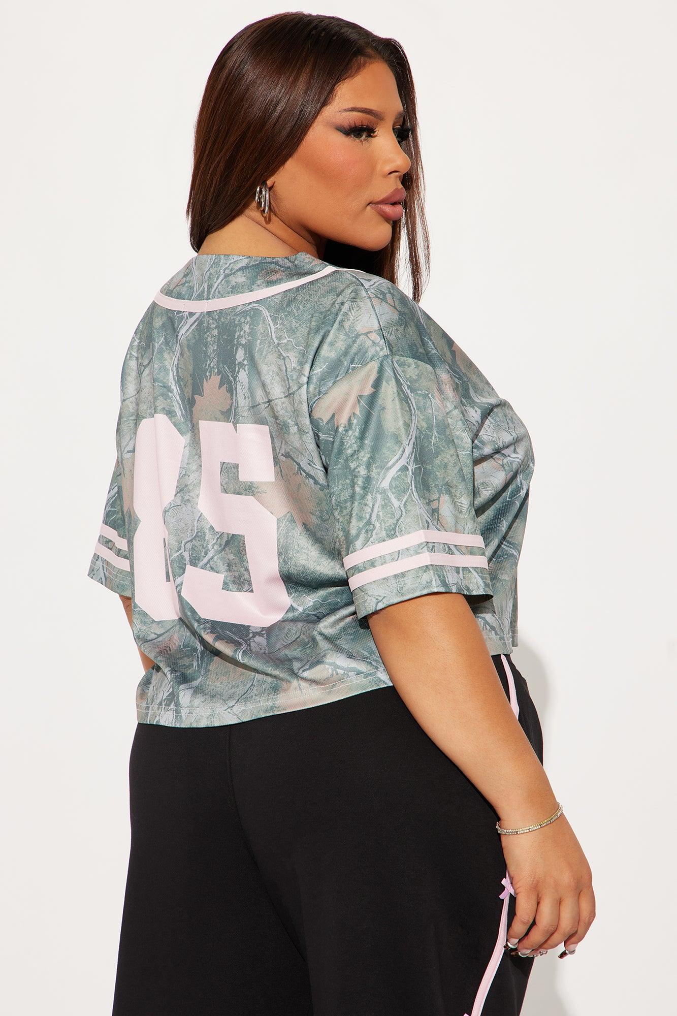 Andie Camo Jersey Tee - Camouflage Product Image