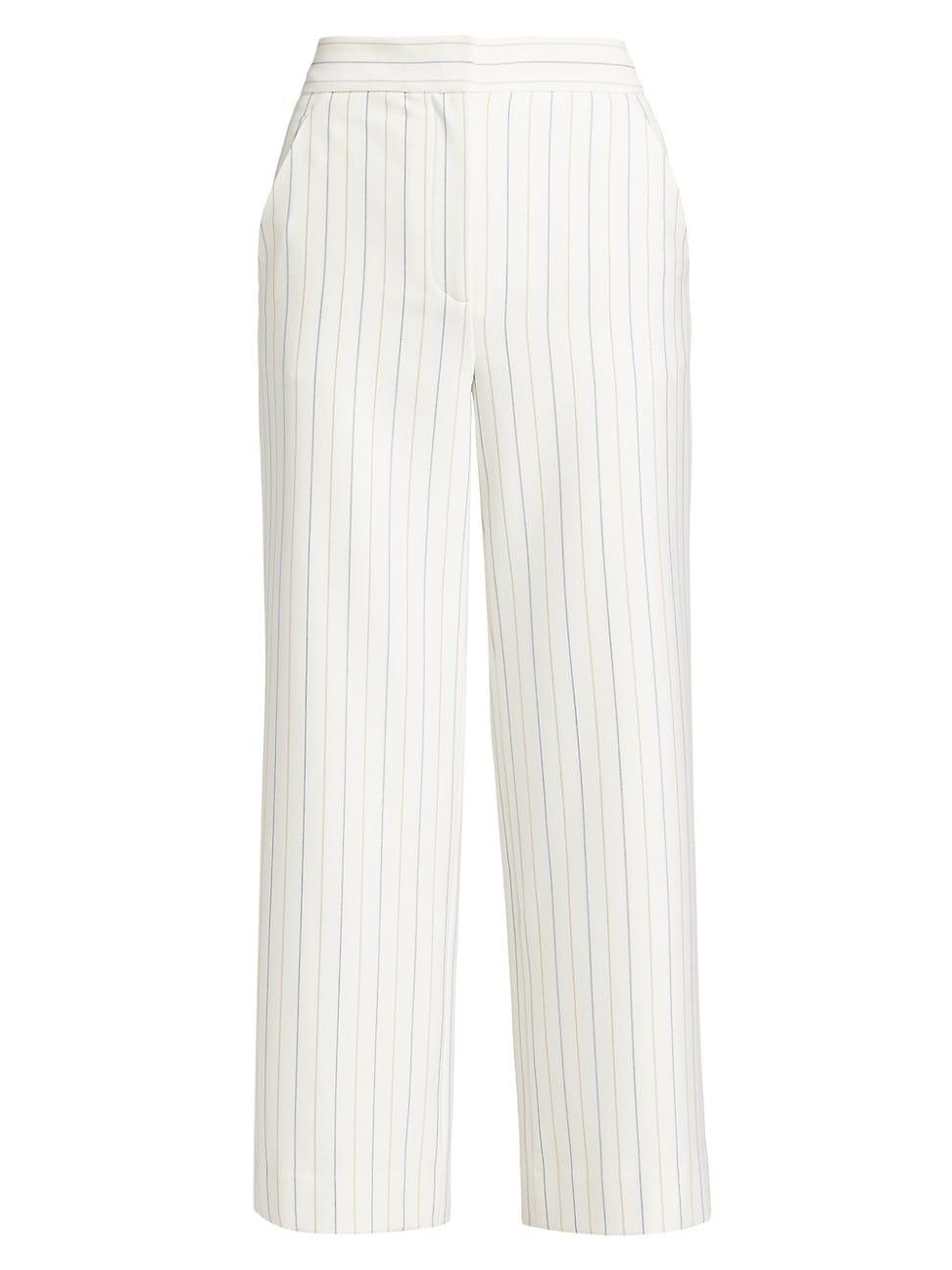 Womens Brixton Pinstripe Straight-Leg Pants Product Image