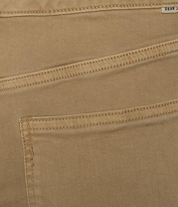 Dear John Jeanne Twill Flare Leg High-Rise Patch Pocket Cropped Pants Product Image