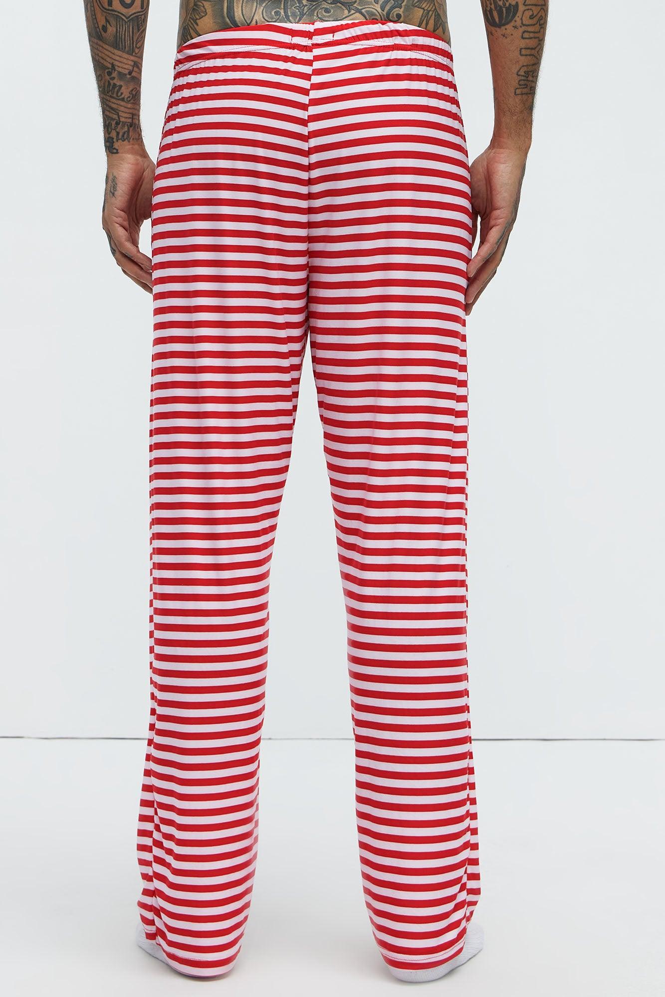 Be Merry Holiday PJ Set - Red/White Product Image