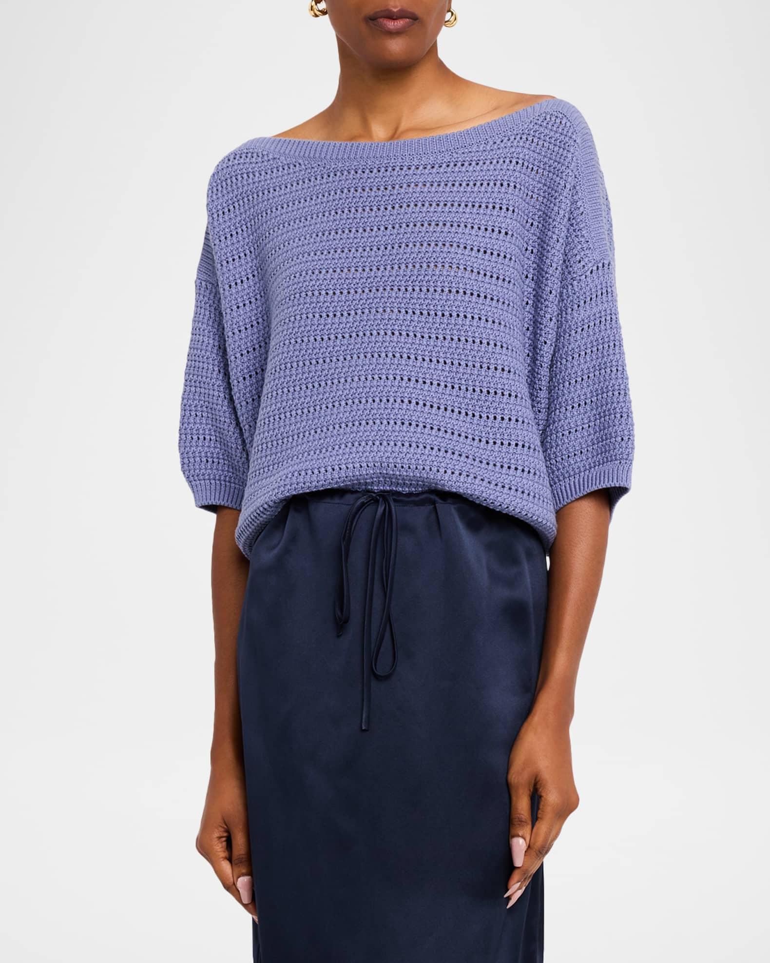 Nova Cropped Boat-Neck Tee Product Image