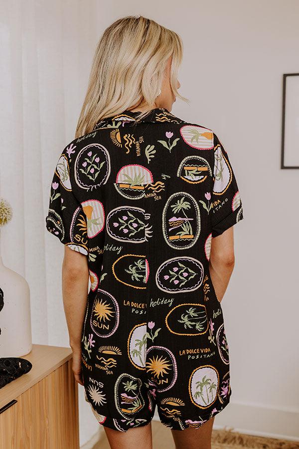 Cancun Ready Button Down Romper Product Image