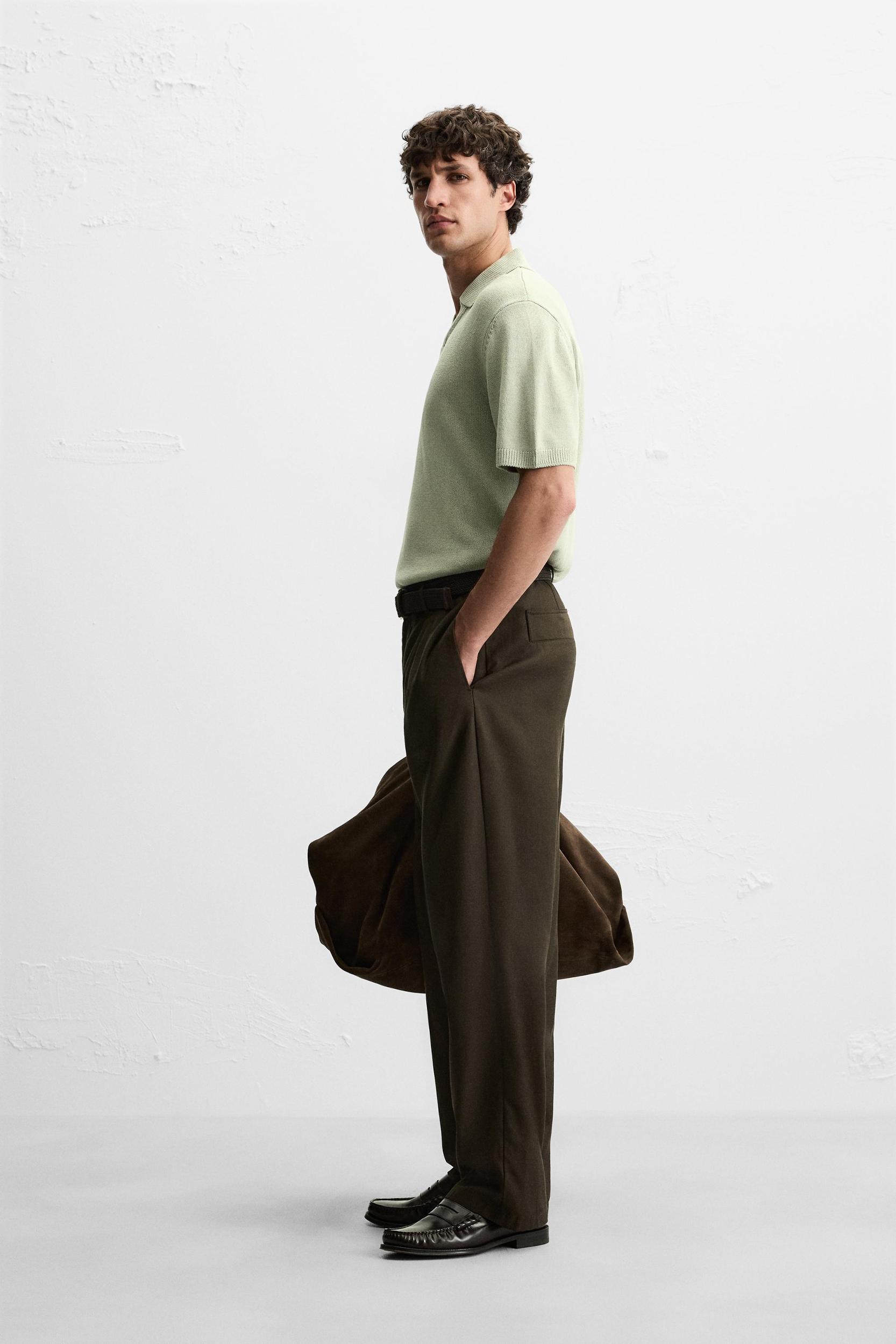 TEXTURED KNIT POLO Product Image