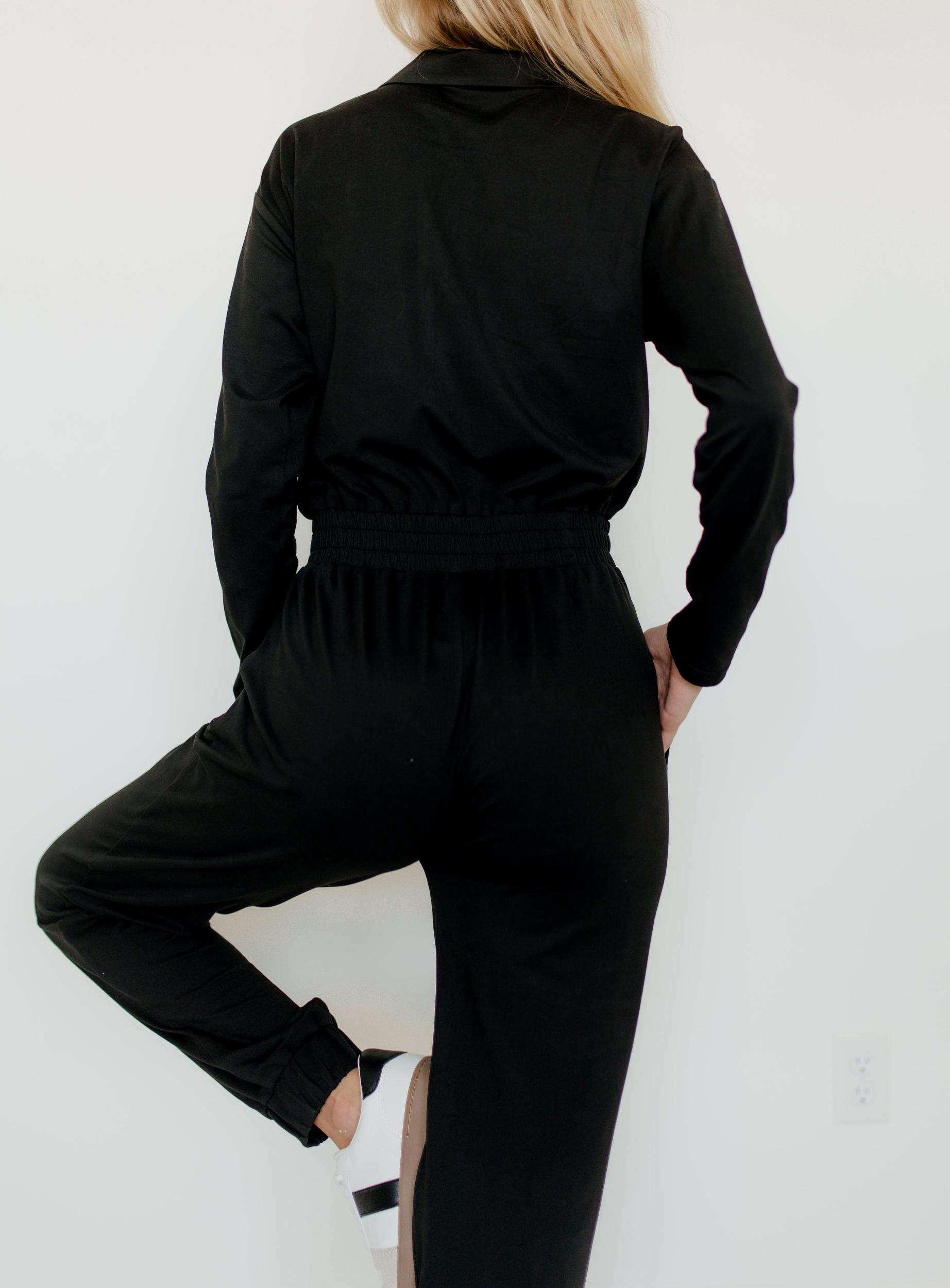 Vivi Long Sleeve Jogger Jumpsuit Product Image