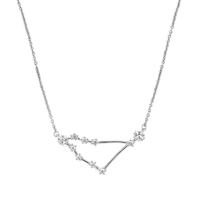 MC Collective Cubic Zirconia Constellation Necklace, Women's, 14k Gold Tone Gemini Product Image