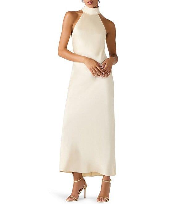 Steve Madden Lara High Neck Sleeveless Maxi Dress Product Image