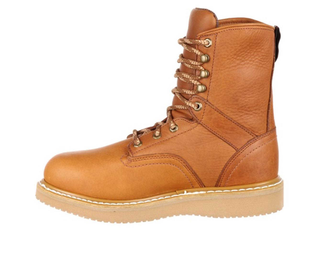 Men's Georgia Boot 8" Wedge Steel Toe Work Boots Product Image