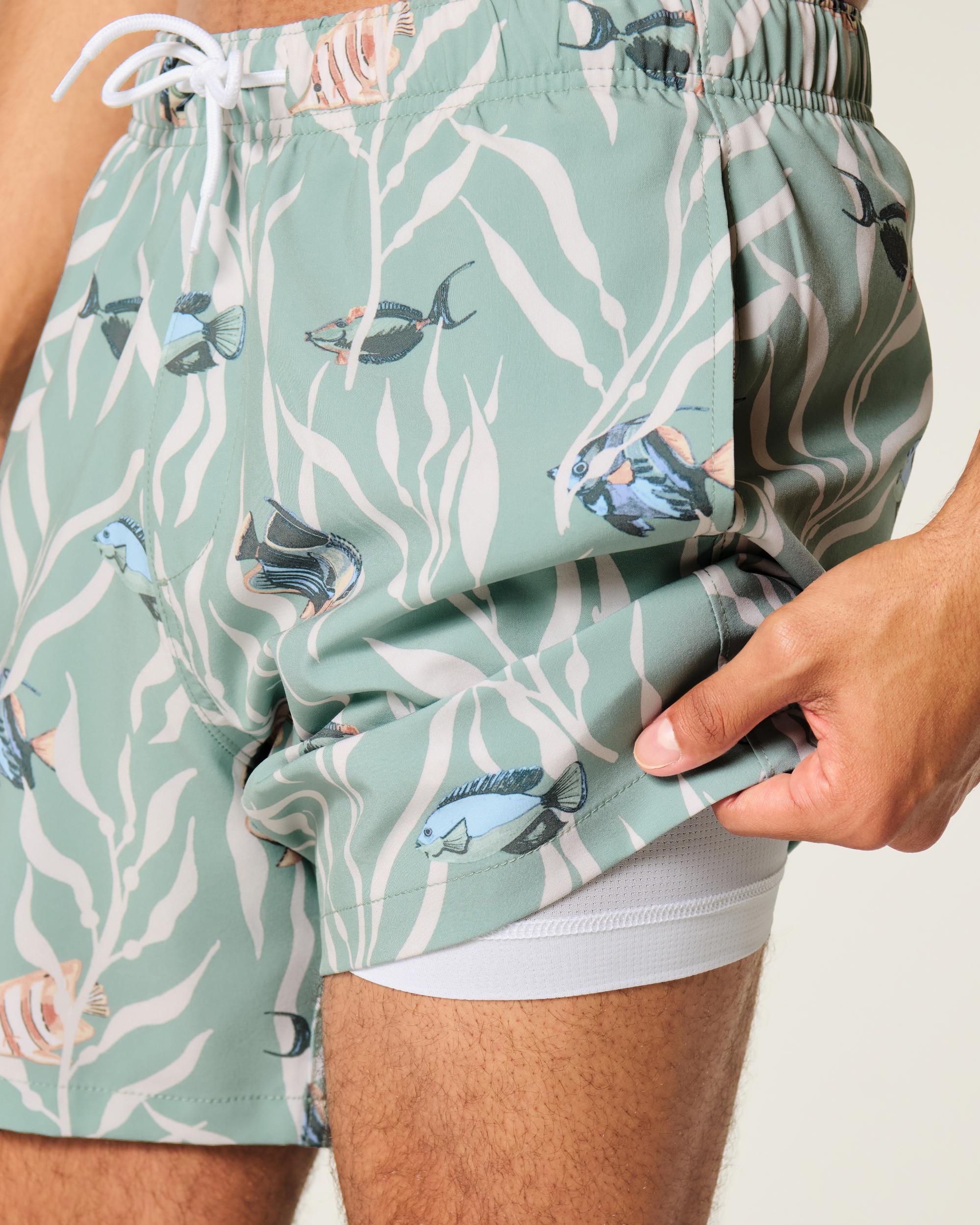 Mid-Thigh Volley Swim Trunks Product Image