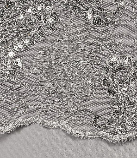 Le Bos 3/4 Sleeve Round Illusion Neck 2-Piece Jacket Dress Product Image