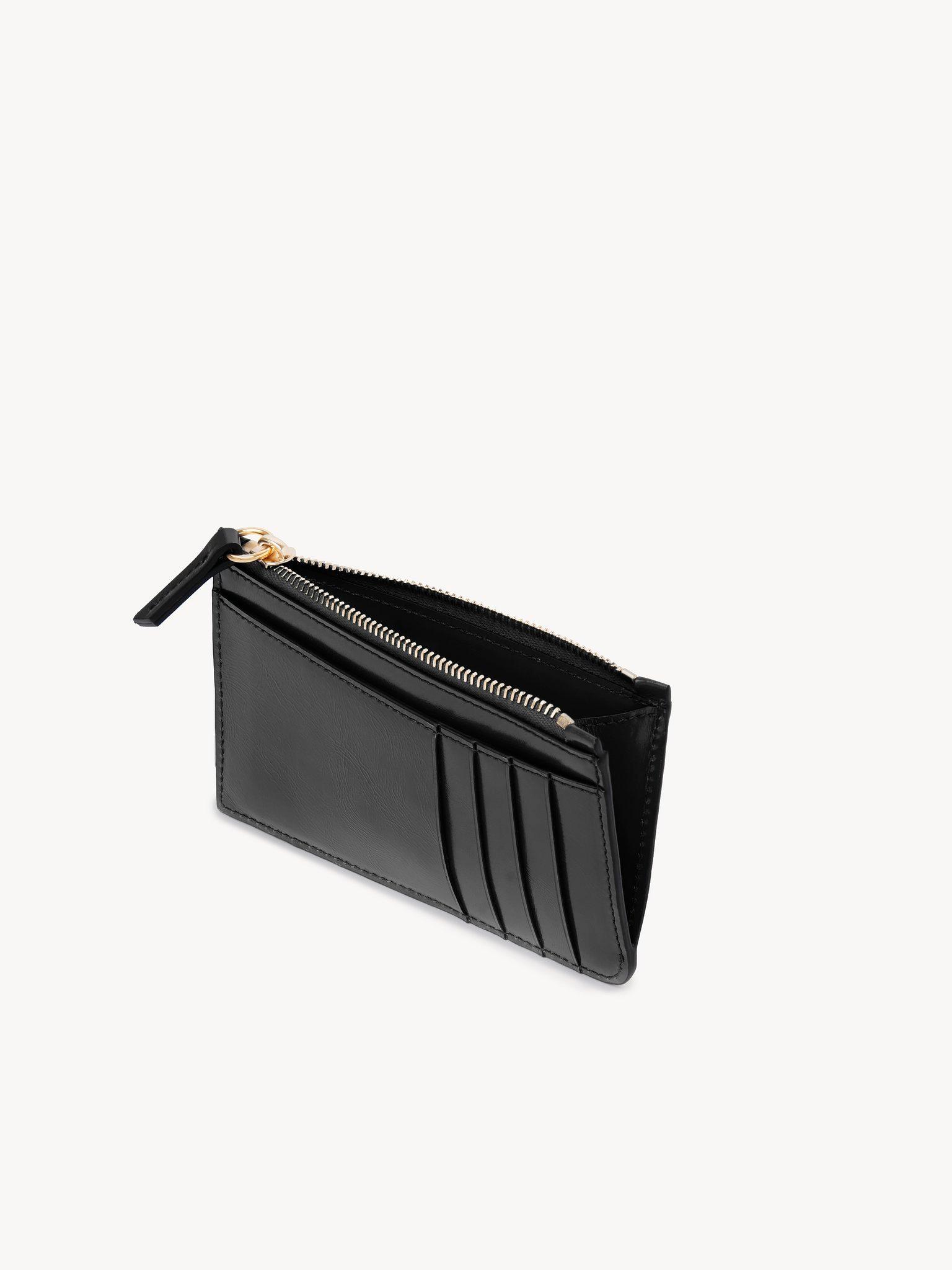 Small Chloé Iconic purse with card slots in shiny leather Product Image