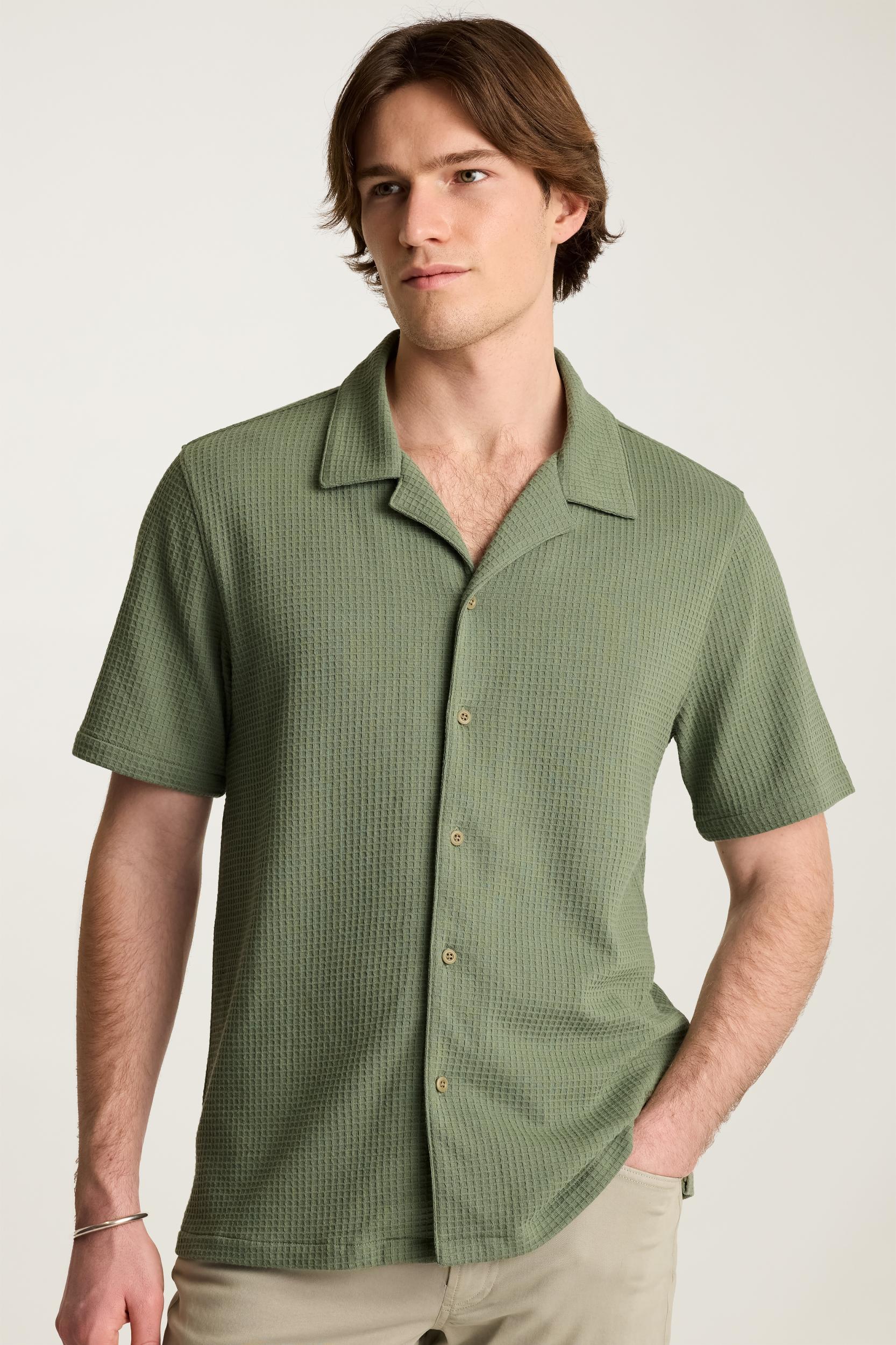 Waffle Cabana Shirt Product Image