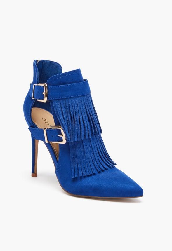 JustFab Margaux Platform Loafer Pump Womens Black/ White Size 8.5 Product Image