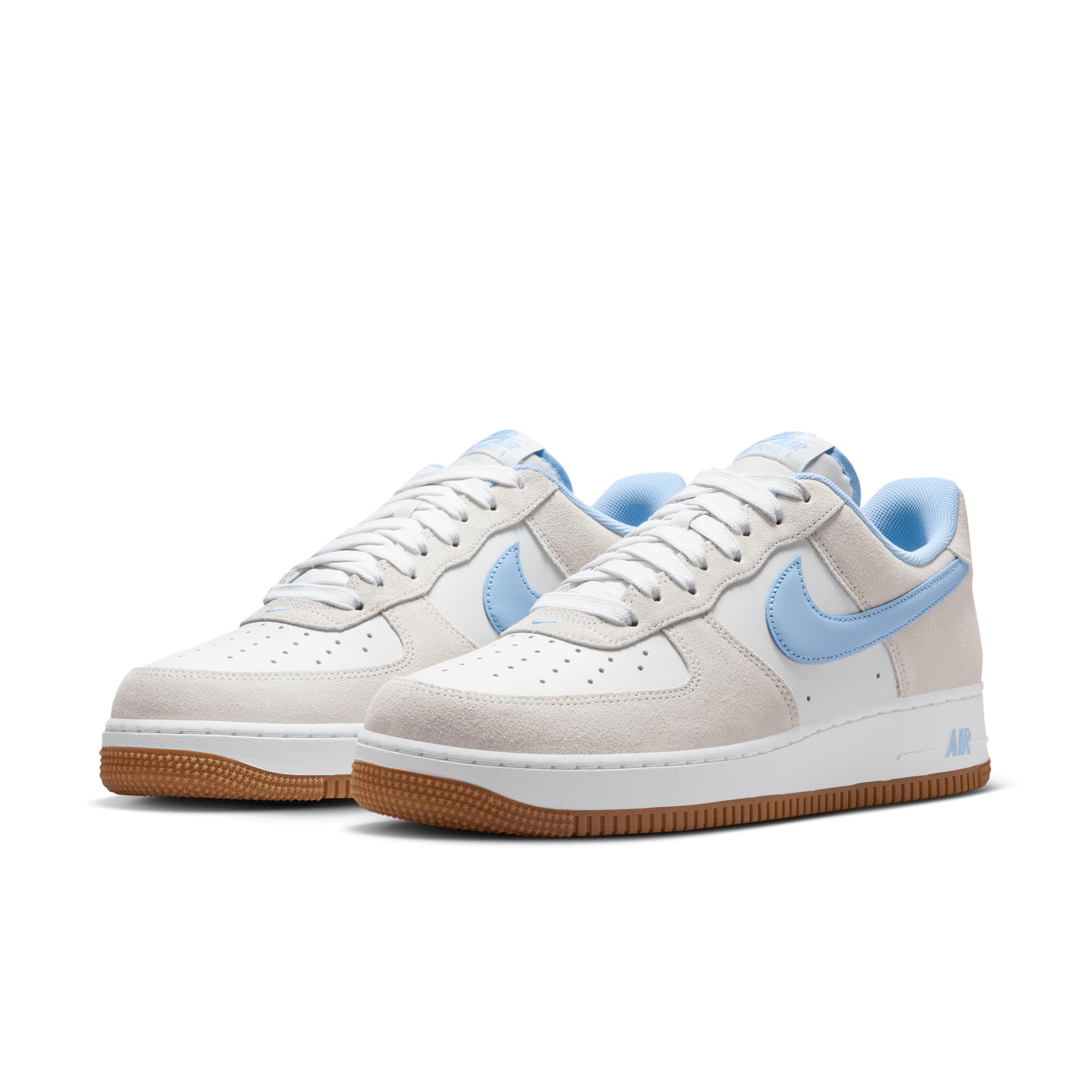 Nike Mens Air Force 1 07 Casual Shoes in White/Midnight Navy Product Image