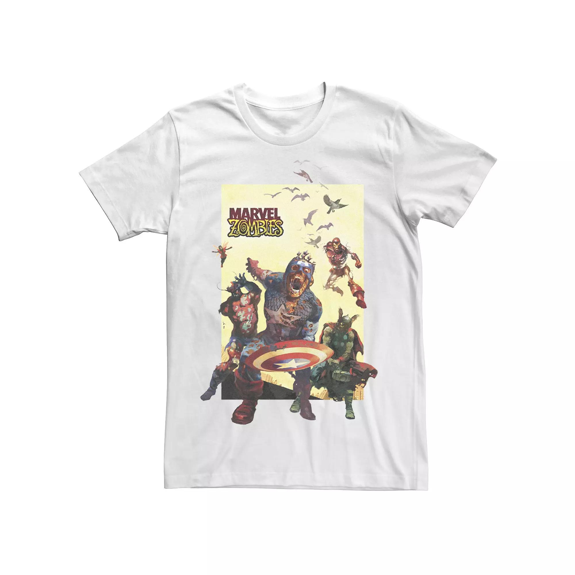 Men's Marvel Zombies Avengers Group Shot Zombie Graphic Tee,  Product Image