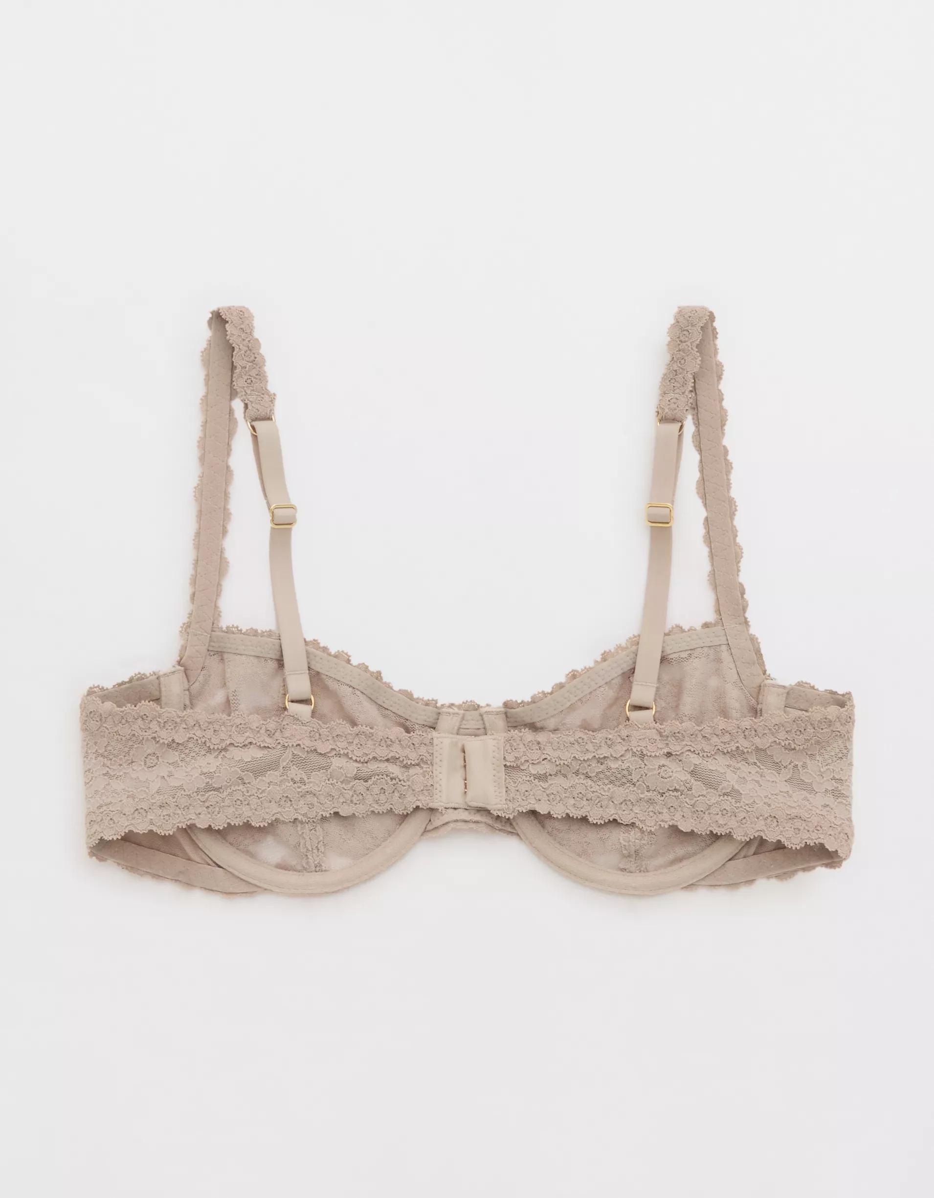 Show Off Vintage Lace Unlined Balconette Bra Product Image