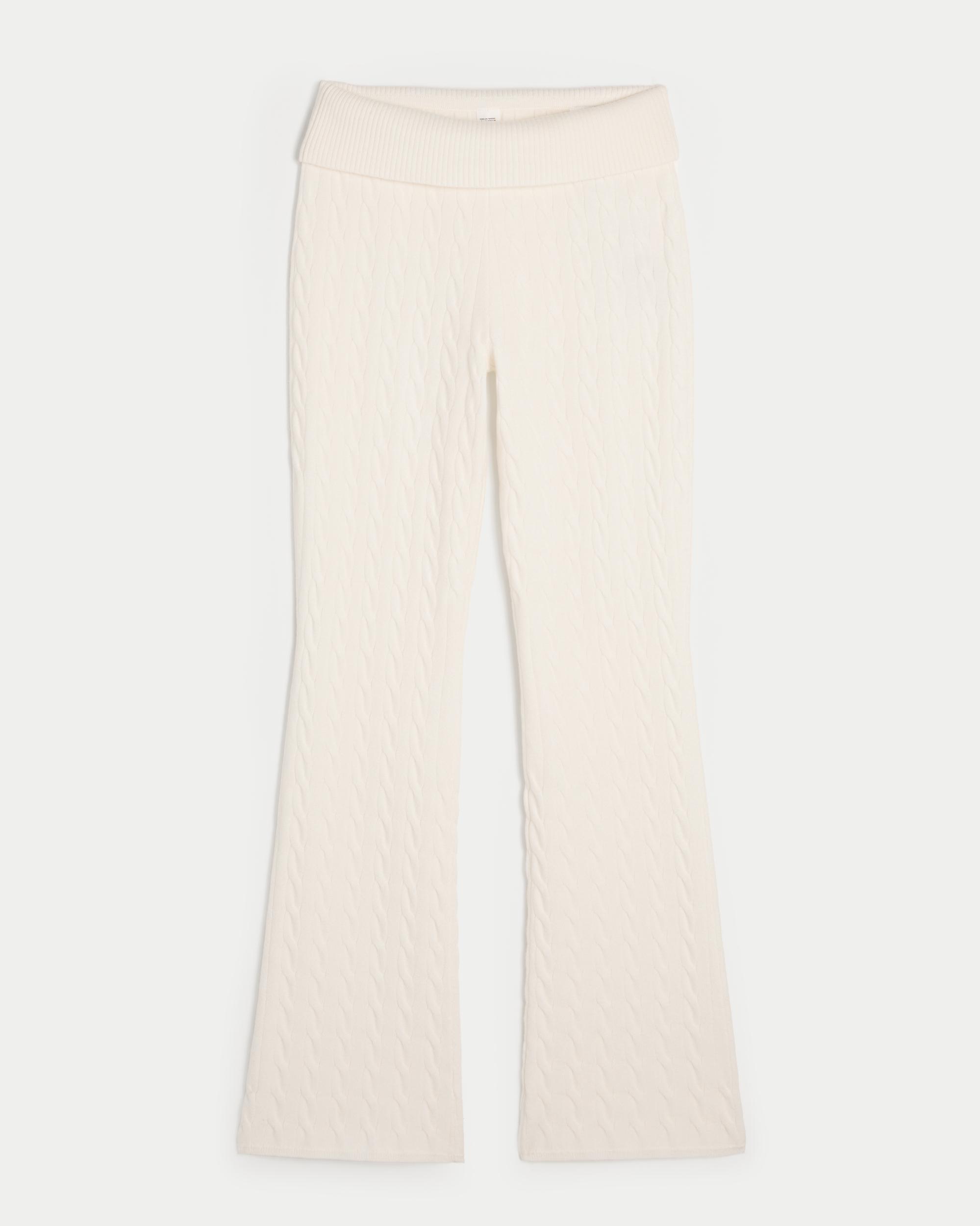 Gilly Hicks Sweater-Knit Foldover Boot Pants Product Image