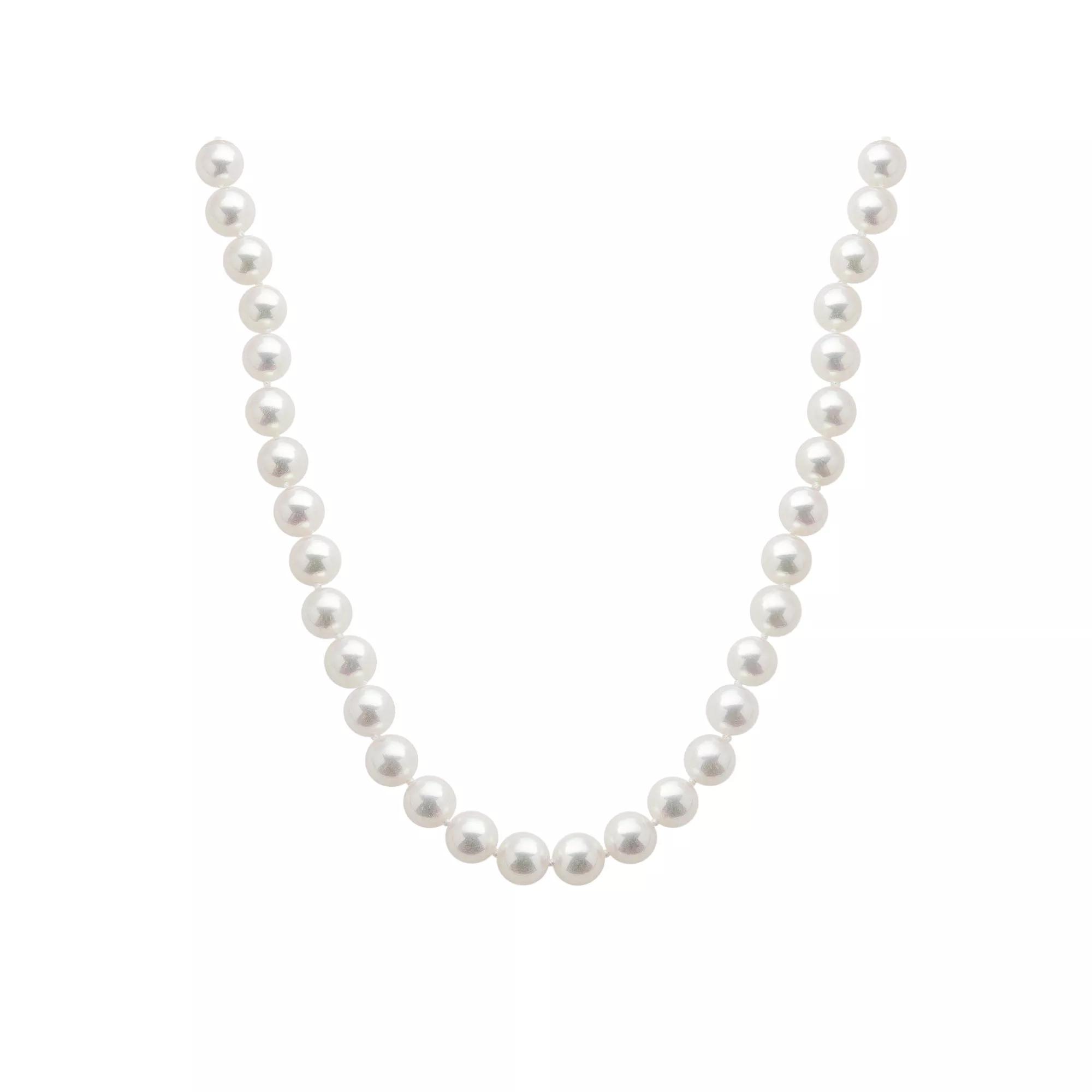 PearLustre by Imperial 18k White Gold AAA Akoya Cultured Pearl Necklace - 16 in., Women's,  Product Image