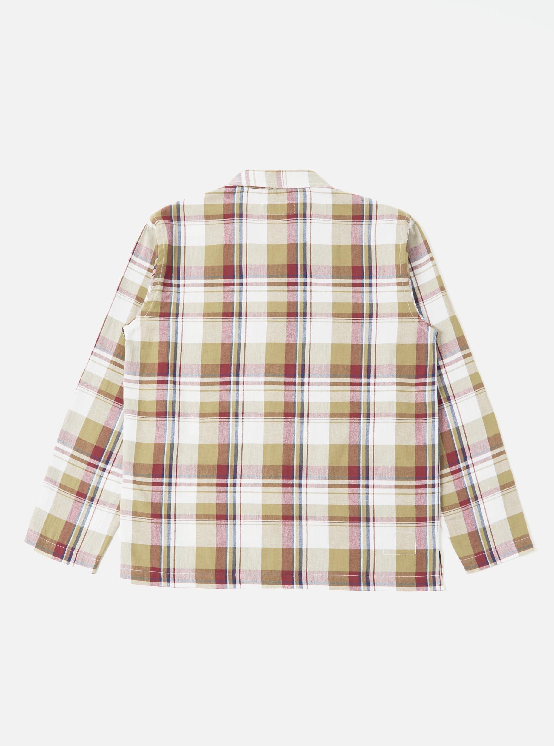 Red/Brown Kip Check Long Pyjama Set Product Image