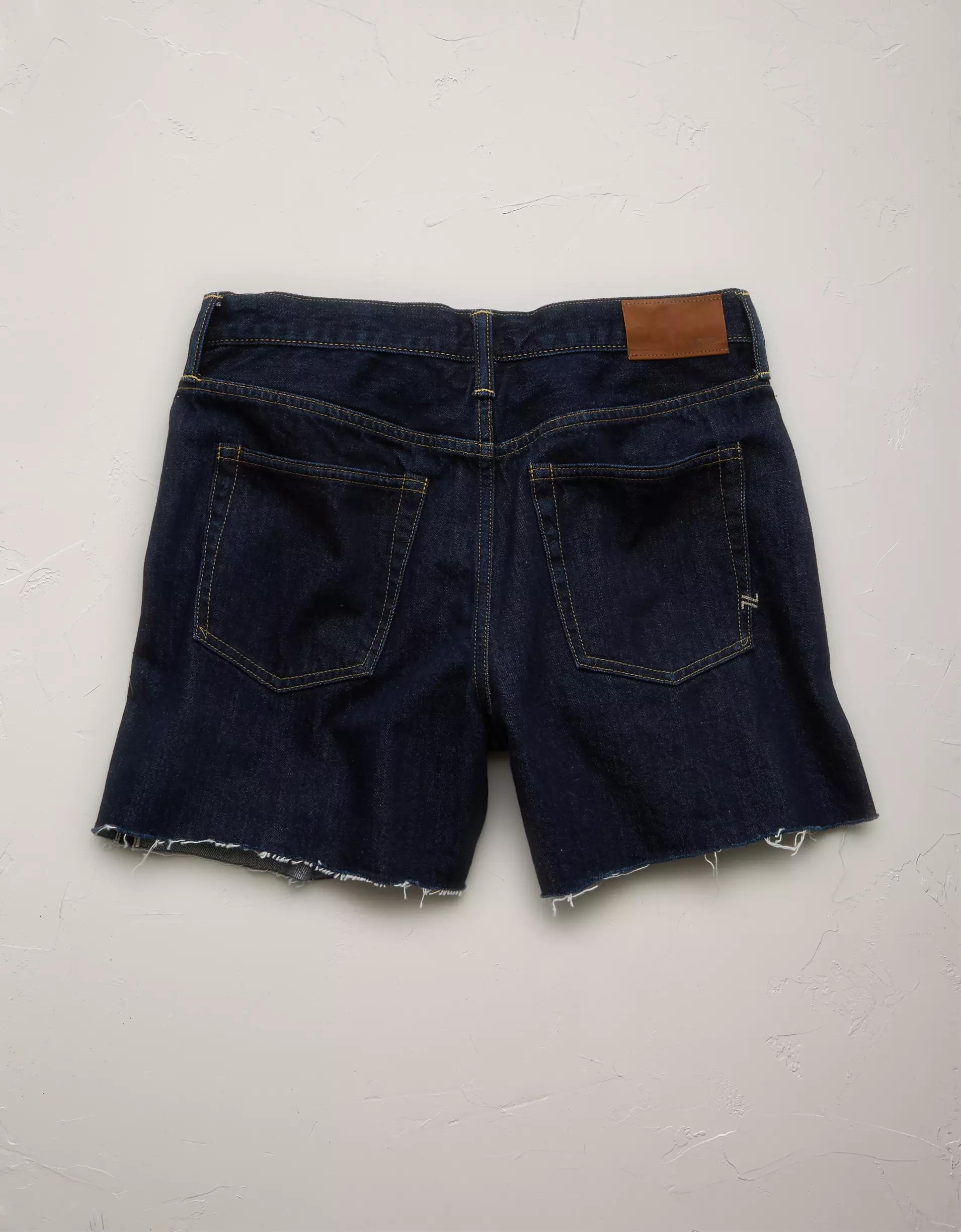 AE77 Premium Baggy Denim Short Product Image