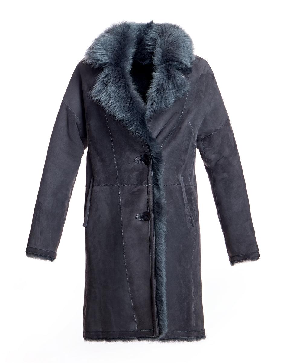Julia & Stella by Maximilian Reversible Shearling Jacket-Maximilian Product Image