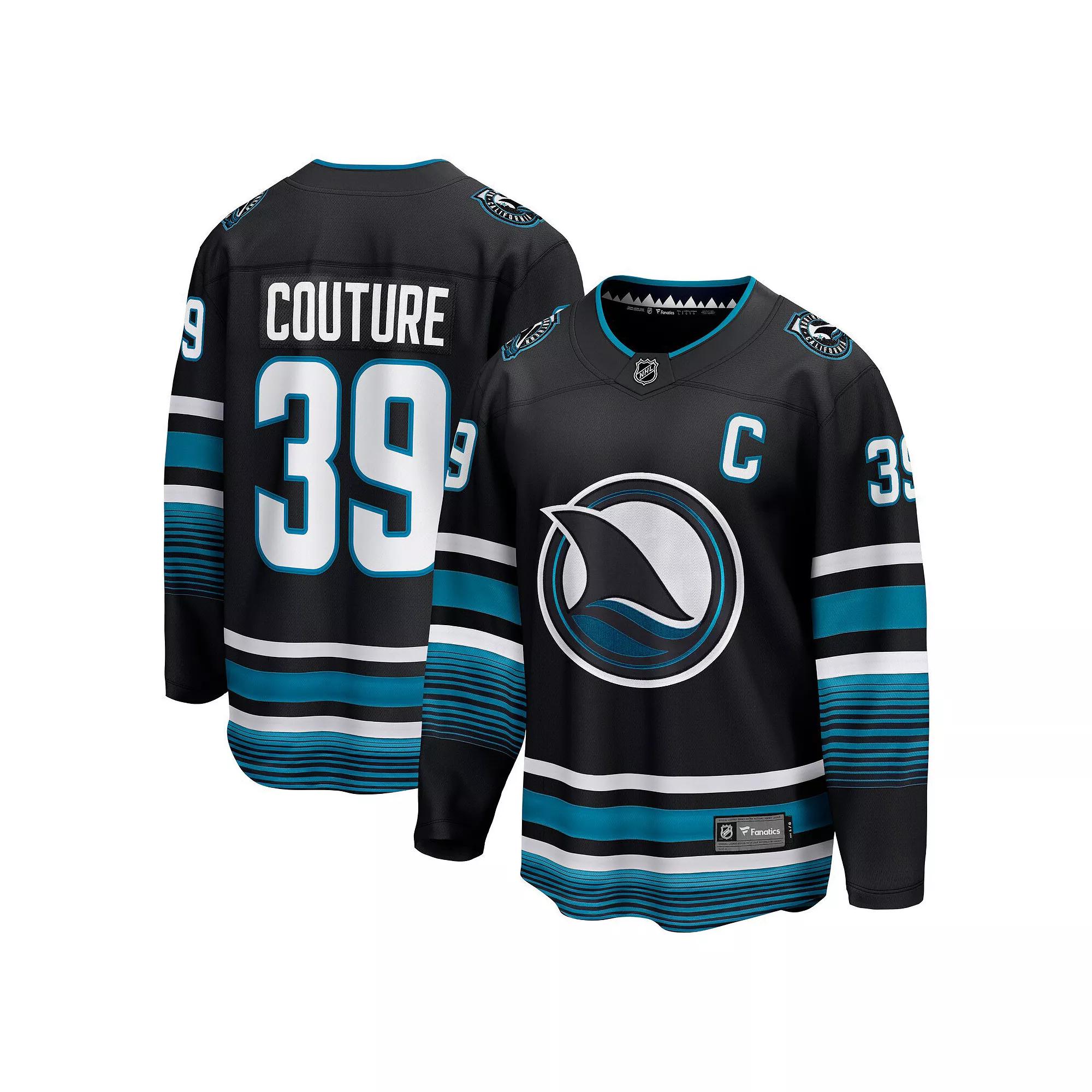 Men's Fanatics Branded Logan Couture Black San Jose Sharks Alternate Premier Breakaway Player Jersey,  Product Image