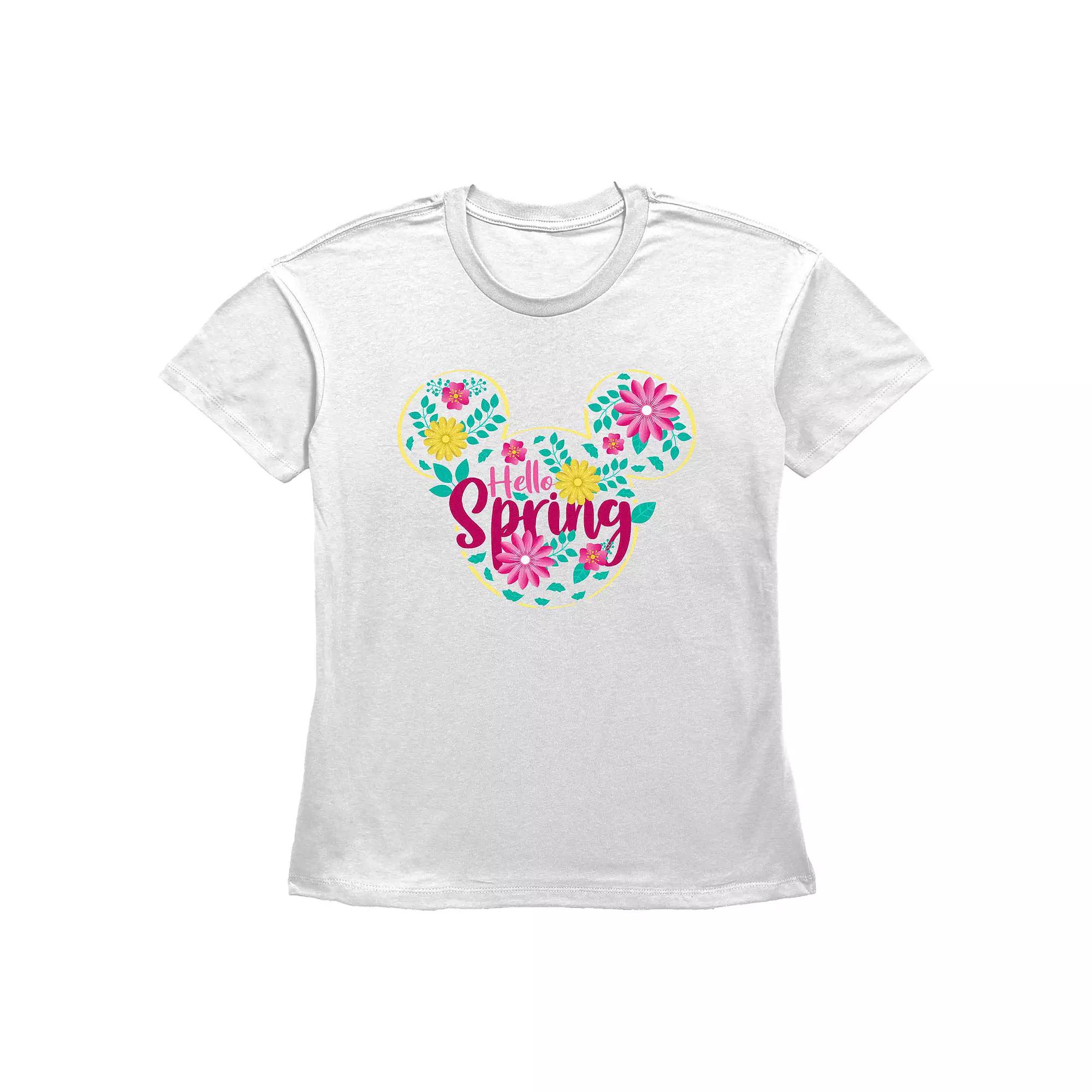 Disney's Mickey Mouse Hello Spring Women's Graphic Tee,  Product Image