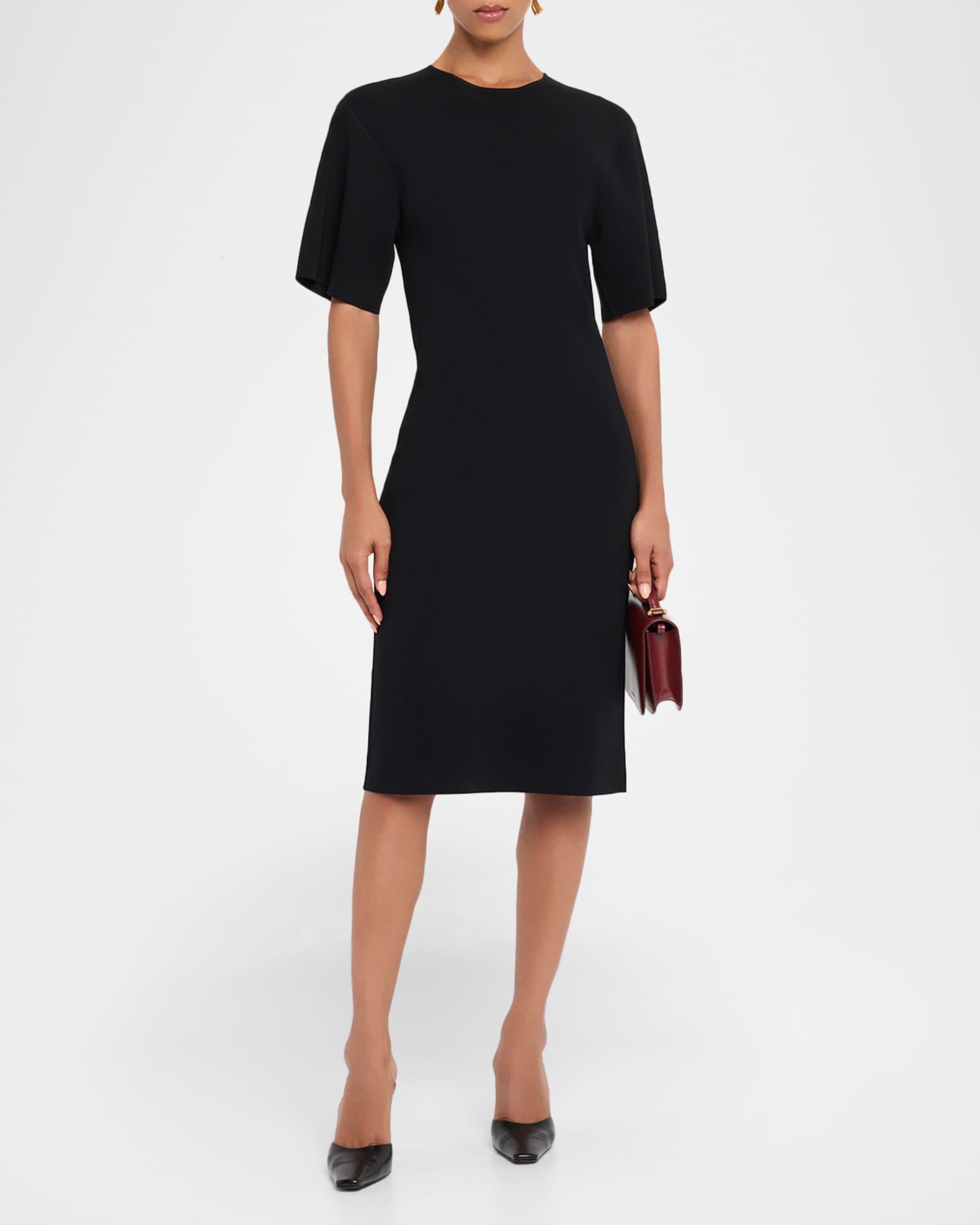 Short-Sleeve Knit T-Shirt Dress Product Image