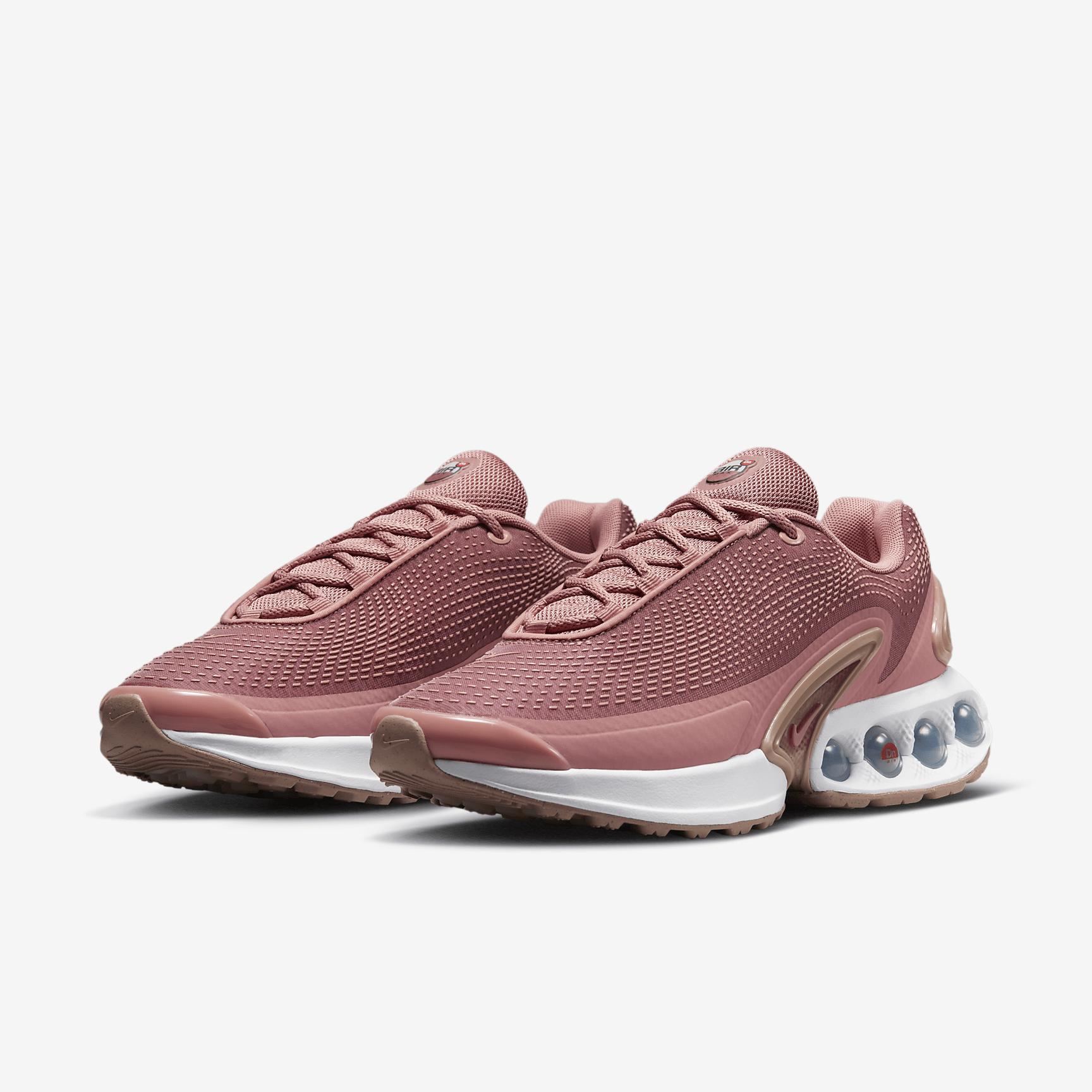 Nike Womens Nike Air Max DN - Womens Running Shoes Red Stardust/Rose Whisper/Canyon Rust Product Image