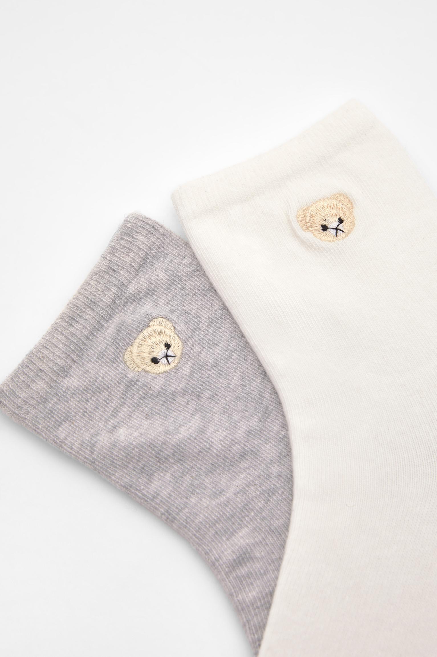 Pack of 2 pairs of bear socks Product Image
