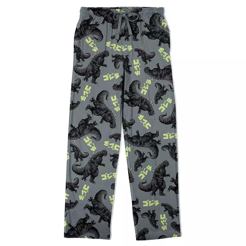 Men's Godzilla Pajama Pants,  Product Image